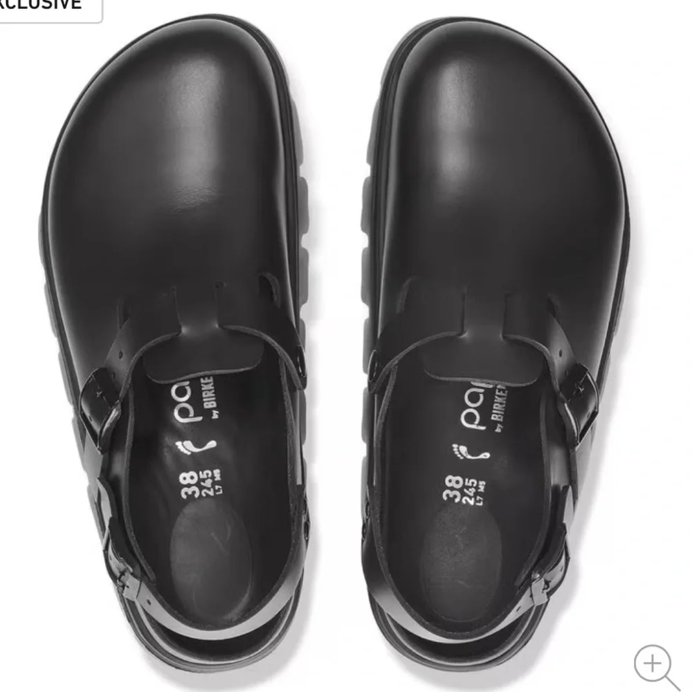 Birkenstock Tokio Papillio Chunky Leather - Black - Picture 5 of 16